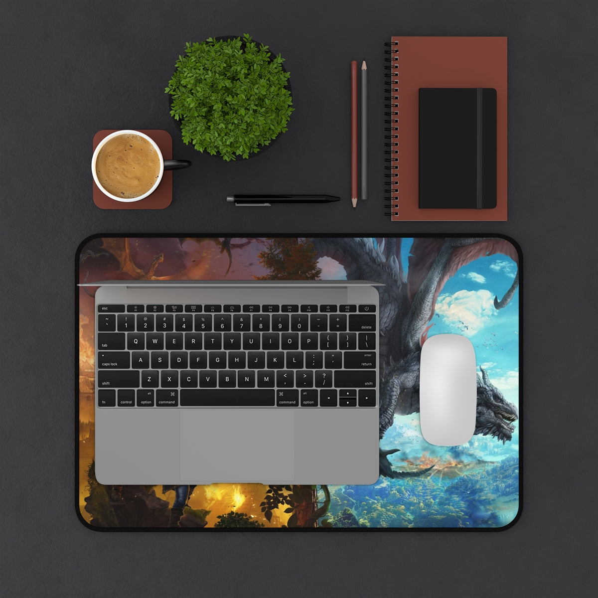 12x18" Desk Mat — "The Deep North Breaking" Illustrated by Ertaç Altınöz