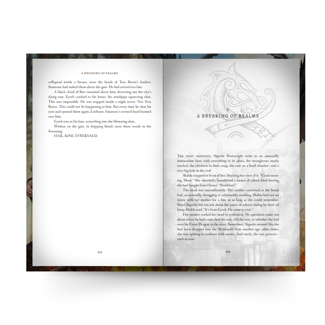 A Breaking of Realms Signed Hardback