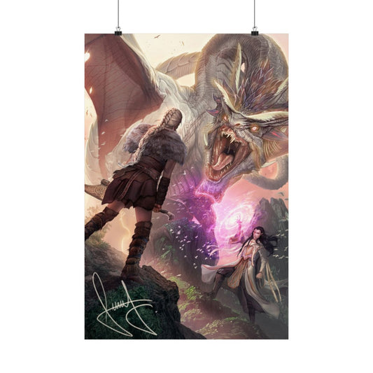 20x30" Fantasy Matte Poster — "Vaeritas in the Flesh" | Digital Signed by Ertaç Altınöz