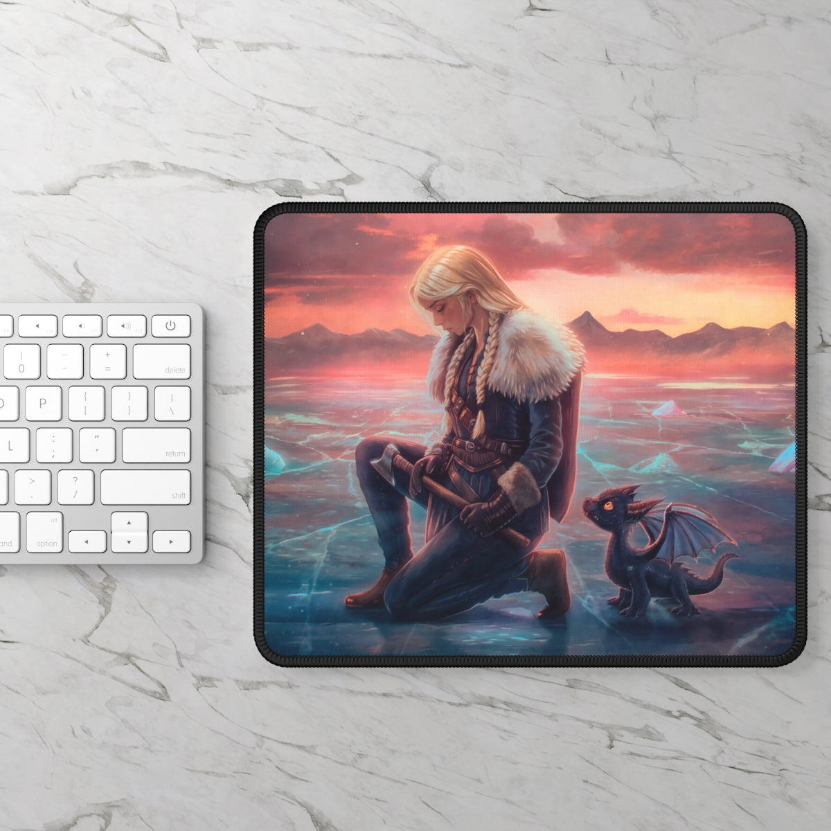 9x7" Mouse Pad — "The Singing Ice" Illustrated by Brian Flores