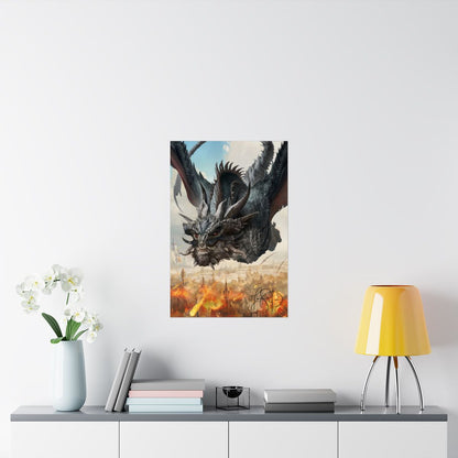 20x30" AUTHOR SIGNED Large Matte Poster — "A Breaking of Realms" Naked Cover