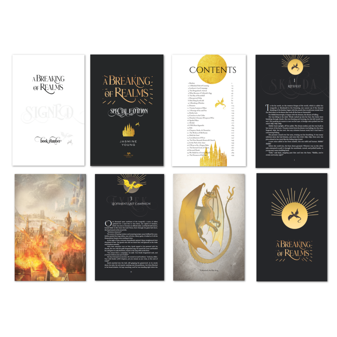 A Breaking of Realms: Deluxe SIGNED Paperback (Limited Print)