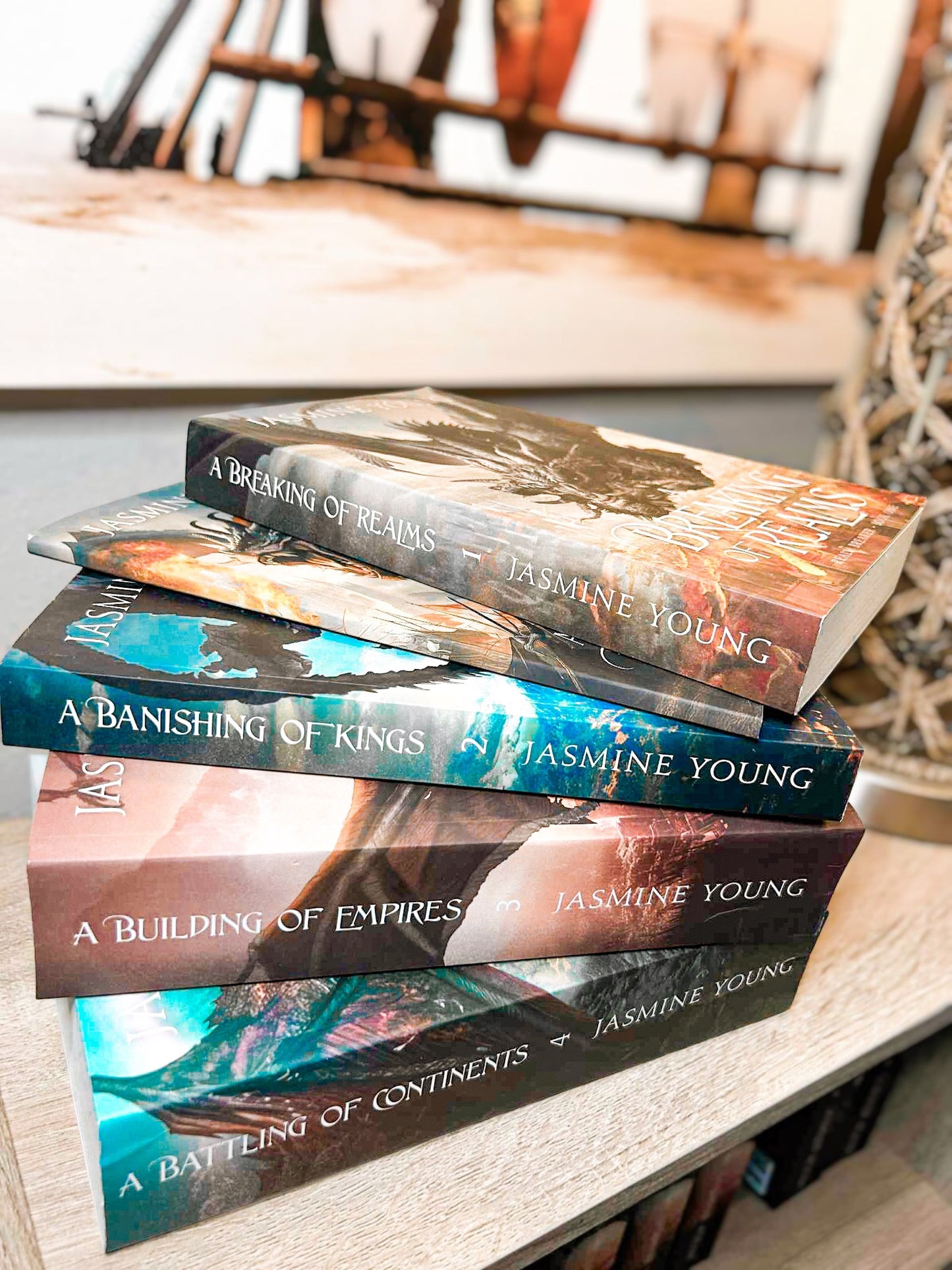 A Battling of Continents Signed Paperback