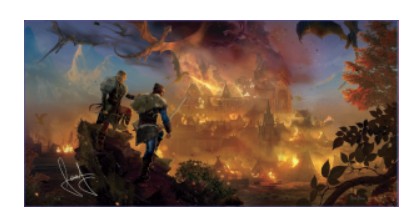 24x48" XL Poster "The Breaking of Solhall" | Digitally Signed by Ertaç Altınöz