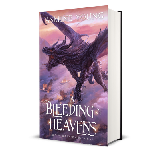 (PREORDER) A Bleeding of Heavens – Signed Hardback Launch Bundle