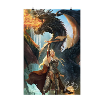 20x30" AUTHOR SIGNED Large Matte Poster — "Champions of Sae'l-Ciri"  Illustrated by Ertaç Altınöz