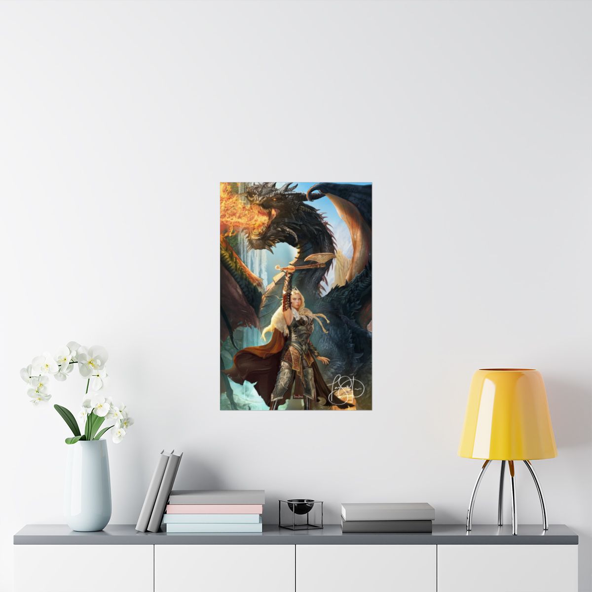 20x30" AUTHOR SIGNED Large Matte Poster — "Champions of Sae'l-Ciri"  Illustrated by Ertaç Altınöz